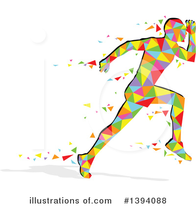 Royalty-Free (RF) Running Clipart Illustration by dero - Stock Sample #1394088