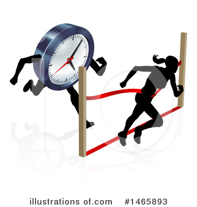 Royalty-Free (RF) Running Clipart Illustration by AtStockIllustration - Stock Sample #1465893