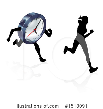 Royalty-Free (RF) Running Clipart Illustration by AtStockIllustration - Stock Sample #1513091