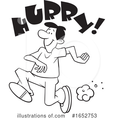 Royalty-Free (RF) Running Clipart Illustration by Johnny Sajem - Stock Sample #1652753
