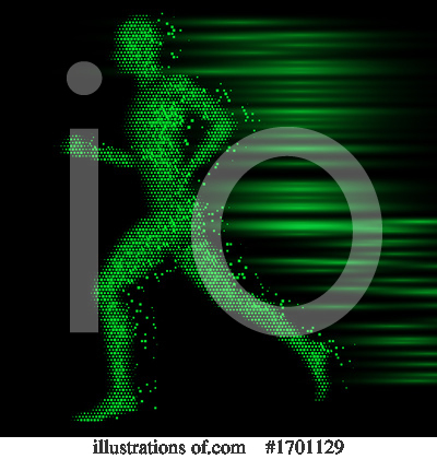 Royalty-Free (RF) Running Clipart Illustration by KJ Pargeter - Stock Sample #1701129