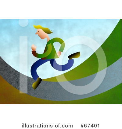 Royalty-Free (RF) Running Clipart Illustration by Prawny - Stock Sample #67401