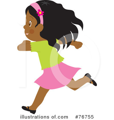 Royalty-Free (RF) Running Clipart Illustration by Rosie Piter - Stock Sample #76755