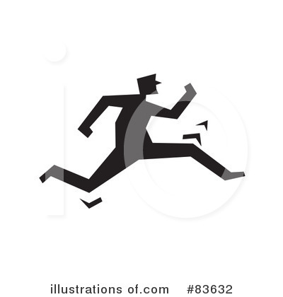 Royalty-Free (RF) Running Clipart Illustration by Prawny - Stock Sample #83632