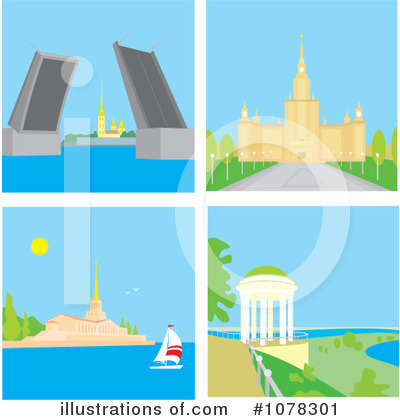 Moscow Clipart #1078301 by Alex Bannykh