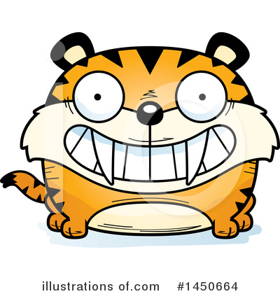 Royalty-Free (RF) Saber Tooth Tiger Clipart Illustration by Cory Thoman - Stock Sample #1450664