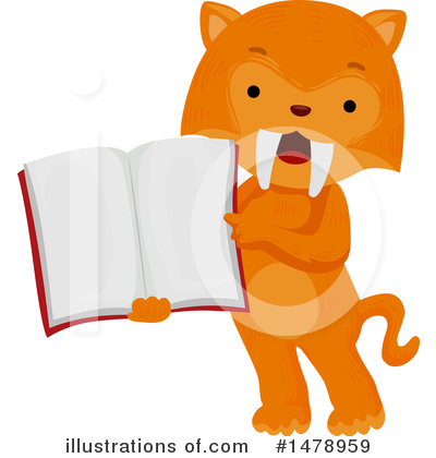 Royalty-Free (RF) Saber Tooth Tiger Clipart Illustration by BNP Design Studio - Stock Sample #1478959