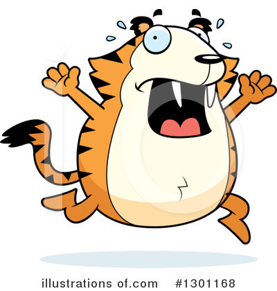 Saber Toothed Tiger Clipart #1301168 by Cory Thoman