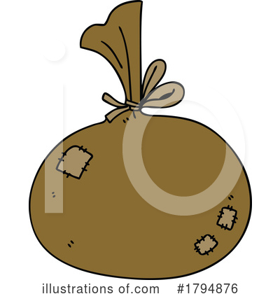 Royalty-Free (RF) Sack Clipart Illustration by lineartestpilot - Stock Sample #1794876
