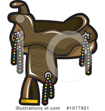 Royalty-Free (RF) Saddle Clipart Illustration by jtoons - Stock Sample #1077921