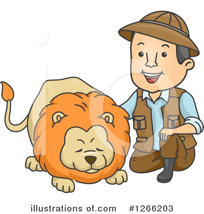 Male Lion Clipart #1266203 by BNP Design Studio