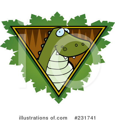 Crocodile Clipart #231741 by Cory Thoman