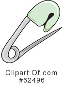 Safety Pin Clipart #62496 by Pams Clipart