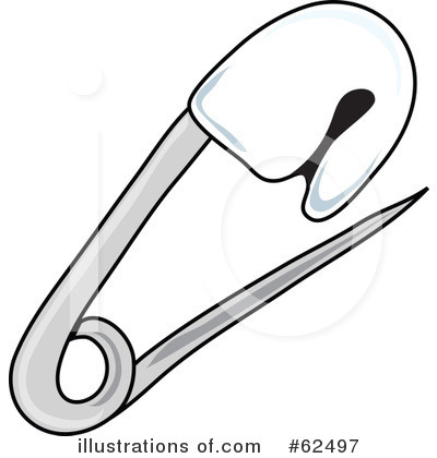 Safety Pin Clipart #62497 by Pams Clipart
