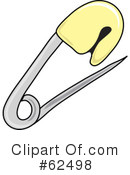 Safety Pin Clipart #62498 by Pams Clipart