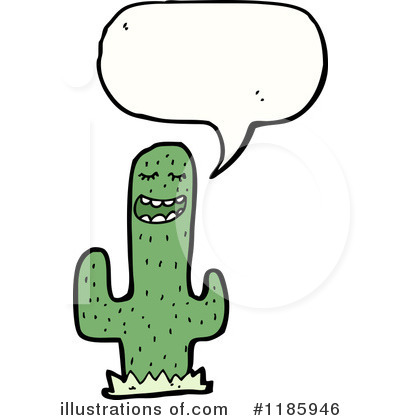 Royalty-Free (RF) Saguaro Cactus Clipart Illustration by lineartestpilot - Stock Sample #1185946