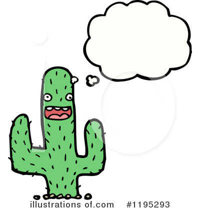 Royalty-Free (RF) Saguaro Cactus Clipart Illustration by lineartestpilot - Stock Sample #1195293