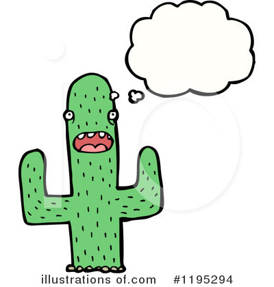 Royalty-Free (RF) Saguaro Cactus Clipart Illustration by lineartestpilot - Stock Sample #1195294