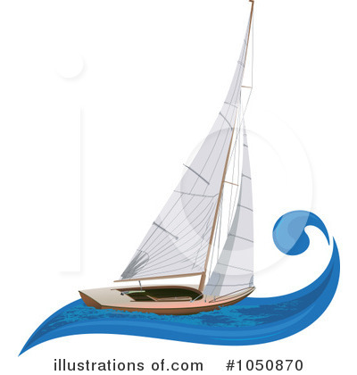 Sailboat Clipart #1050870 by Paulo Resende