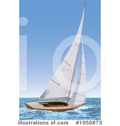 Royalty-Free (RF) Sailboat Clipart Illustration by Paulo Resende - Stock Sample #1050873