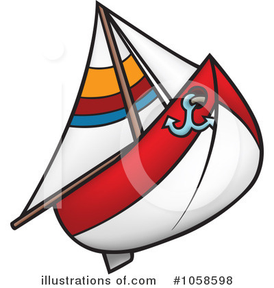 Royalty-Free (RF) Sailboat Clipart Illustration by dero - Stock Sample #1058598