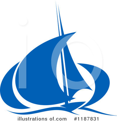 Royalty-Free (RF) Sailboat Clipart Illustration by Vector Tradition SM - Stock Sample #1187831