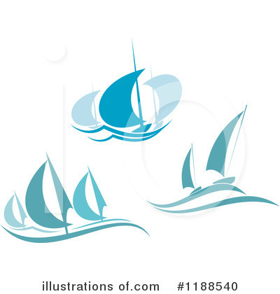 Royalty-Free (RF) Sailboat Clipart Illustration by Vector Tradition SM - Stock Sample #1188540