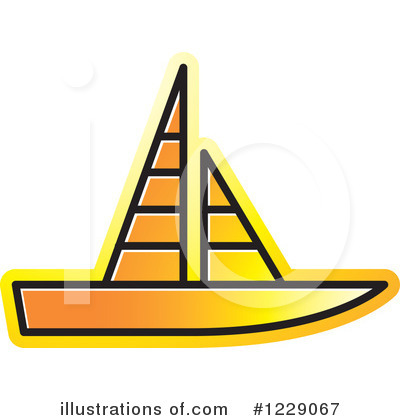Sailboat Clipart #1229067 by Lal Perera