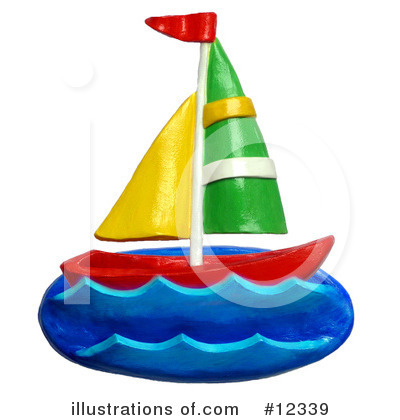 Sailboat Clipart #12339 by Amy Vangsgard