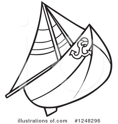 Royalty-Free (RF) Sailboat Clipart Illustration by dero - Stock Sample #1248296