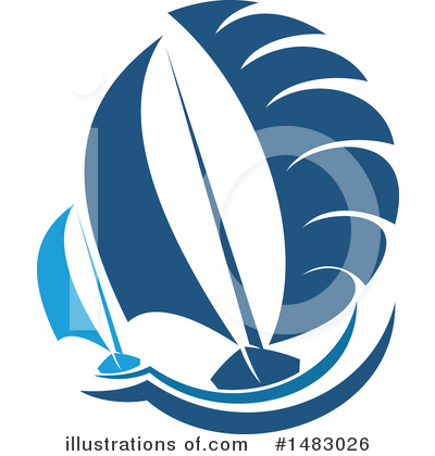 Royalty-Free (RF) Sailboat Clipart Illustration by Vector Tradition SM - Stock Sample #1483026