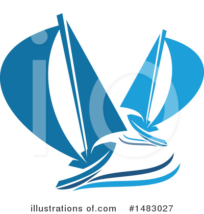 Royalty-Free (RF) Sailboat Clipart Illustration by Vector Tradition SM - Stock Sample #1483027