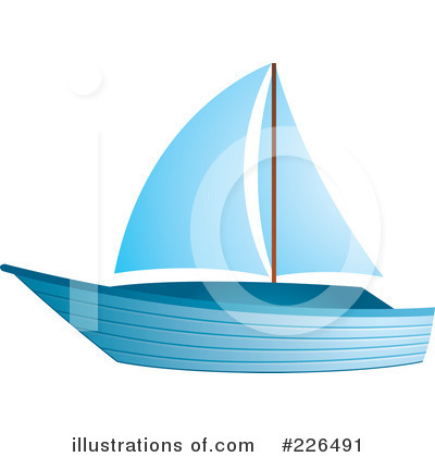 Royalty-Free (RF) Sailboat Clipart Illustration by TA Images - Stock Sample #226491