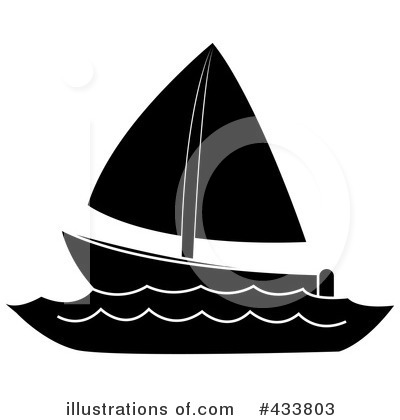 Royalty-Free (RF) Sailboat Clipart Illustration by Pams Clipart - Stock Sample #433803