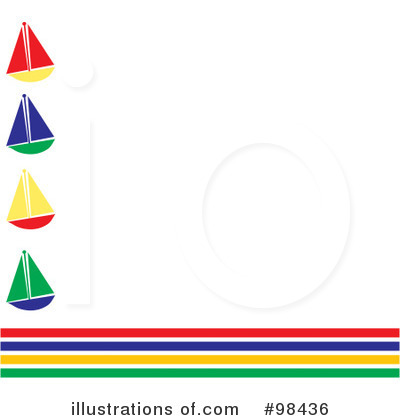 Royalty-Free (RF) Sailboats Clipart Illustration by Pams Clipart - Stock Sample #98436