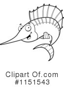 Sailfish Clipart #1151543 by Cory Thoman