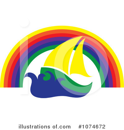 Rainbow Clipart #1074672 by Pams Clipart