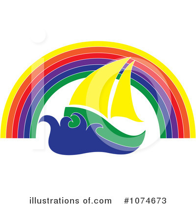 Rainbow Clipart #1074673 by Pams Clipart