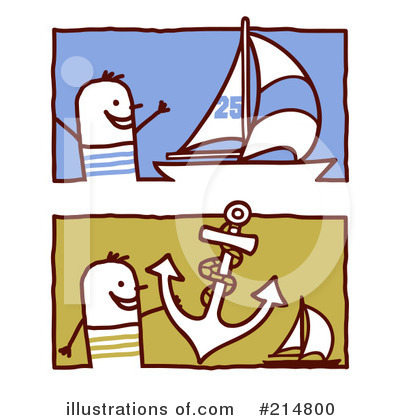 Royalty-Free (RF) Sailing Clipart Illustration by NL shop - Stock Sample #214800