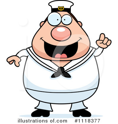 Royalty-Free (RF) Sailor Clipart Illustration by Cory Thoman - Stock Sample #1118377