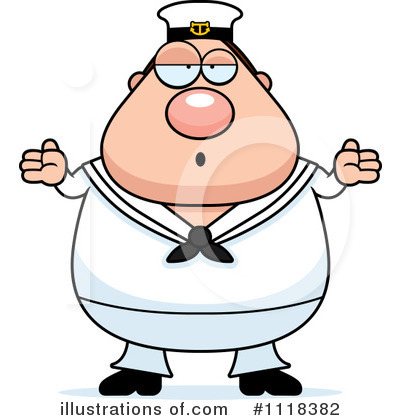 Royalty-Free (RF) Sailor Clipart Illustration by Cory Thoman - Stock Sample #1118382