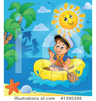 Tropical Island Clipart #1395398 by visekart