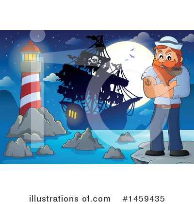 Royalty-Free (RF) Sailor Clipart Illustration by visekart - Stock Sample #1459435