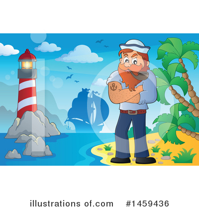 Royalty-Free (RF) Sailor Clipart Illustration by visekart - Stock Sample #1459436
