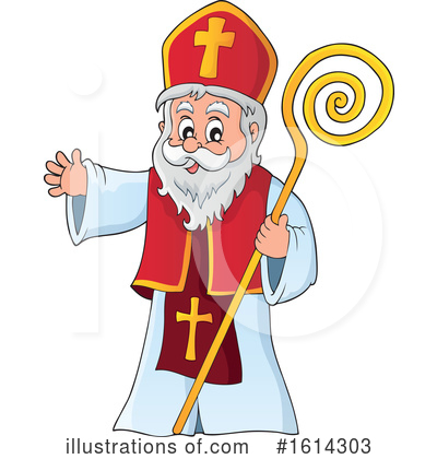 Royalty-Free (RF) Saint Nicholas Clipart Illustration by visekart - Stock Sample #1614303