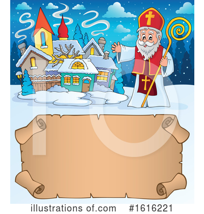 Royalty-Free (RF) Saint Nicholas Clipart Illustration by visekart - Stock Sample #1616221