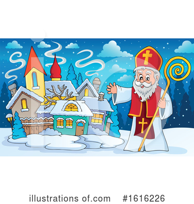 Royalty-Free (RF) Saint Nicholas Clipart Illustration by visekart - Stock Sample #1616226