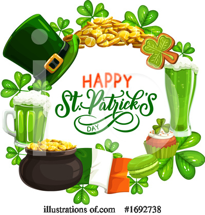 Royalty-Free (RF) Saint Paddys Day Clipart Illustration by Vector Tradition SM - Stock Sample #1692738
