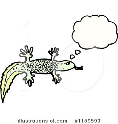Royalty-Free (RF) Salamander Clipart Illustration by lineartestpilot - Stock Sample #1159590
