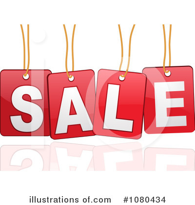 Royalty-Free (RF) Sale Clipart Illustration by elaineitalia - Stock Sample #1080434